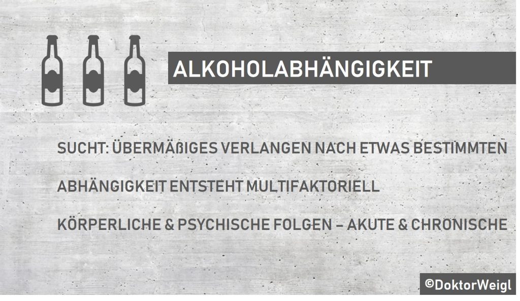 DoktorWeigl Erklärt Alkoholabhängigkeit Und Alkoholmissbrauch ...